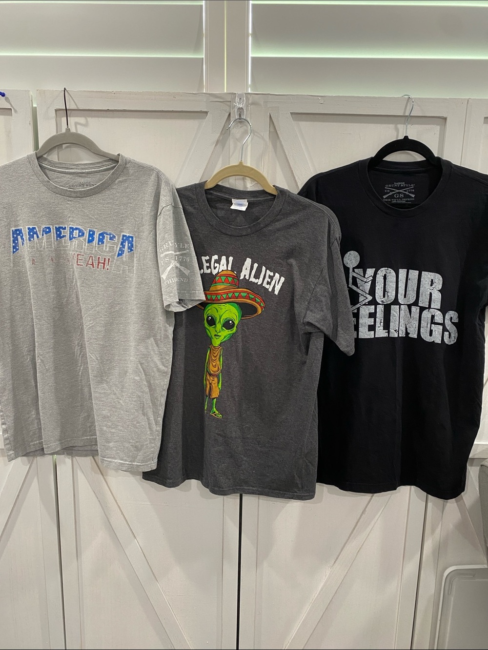 Men's Graphic Tee Bundle (Set Of 3) 2 Grunt Style & 1 Port & Co. 1 M 2 L